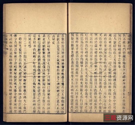 传承经典古籍高清扫描+《七经图——明万历时期刊本》