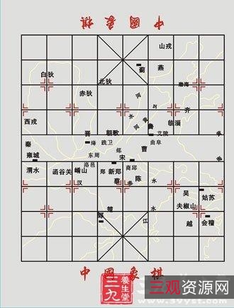象棋:楚河汉界