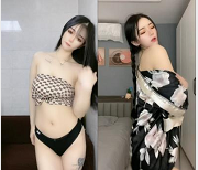 快手以曼首次露脸，美颜萌妹秀怪美身材，1V1G粉丝捧腹大笑