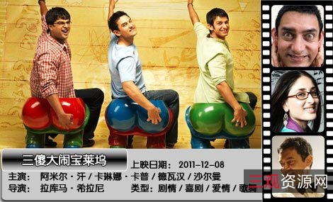 在阿里云盘上极速欣赏《三傻大闹宝莱坞》，无需下载，倍速播放！