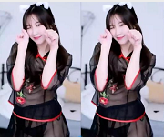 美艳多才多艺：韩雅社保白色背心诱惑舞姿直播，若隐若现的性感身材透视让你热血沸腾